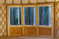 Windows of the yurt 2