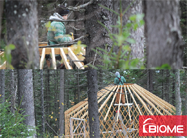 Yurts installation – Vallée Bras-du-Nord